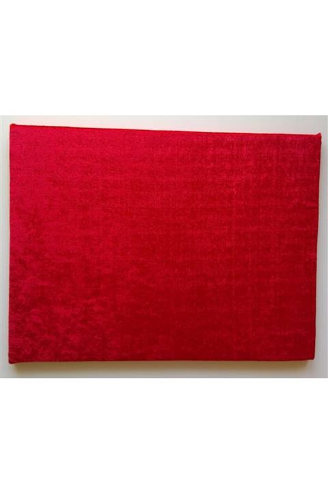 FİLOMAT Kırmızı Kadife Kumaş Kaplı Filografi Tahtası 40x80 (12mm. Kavak Kontrplak)