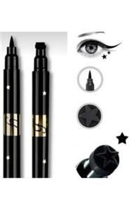 MAQYA KOZMETİK Çift Uçlu Yıldız Eyeliner Desenli Çuye