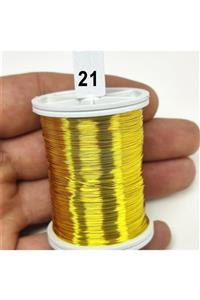 Hobizubi Janjan Sarı Filografi Teli 30 No - 100gr - 21