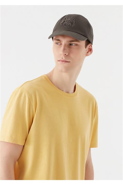 Mavi Erkek Mühür Logo Haki Şapka