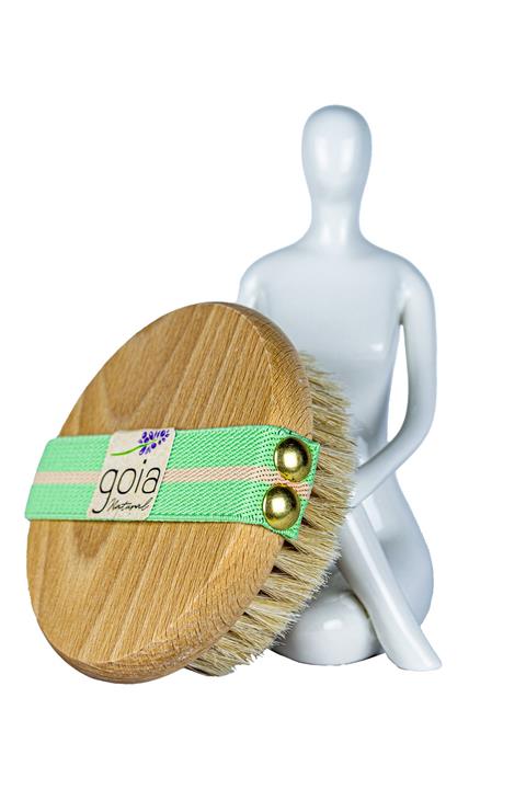 Goia Natural Doğal At Kılı Yuvarlak Selülit Fırçası