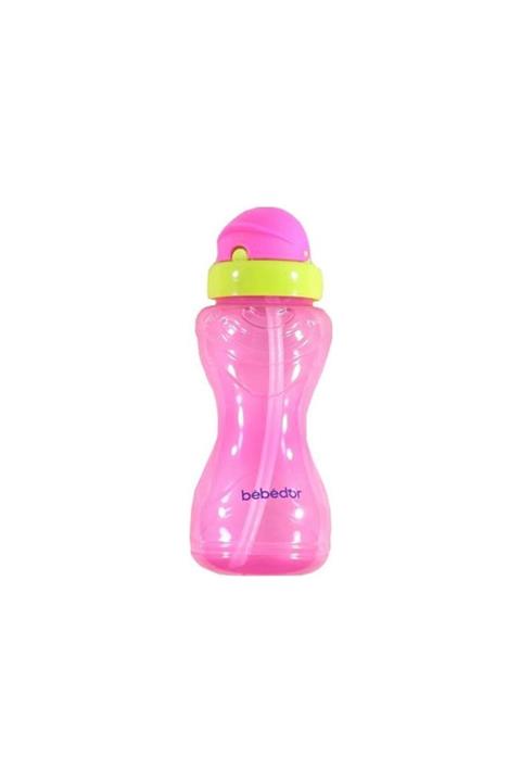 Bebedor Pembe Pipetli Sportif Alıştırma Bardak