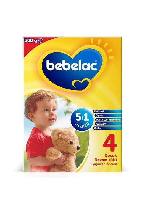 Bebelac 4 Çocuk Devam Sütü 500 G 1 Yaş+
