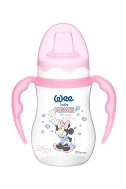 Wee Baby Disney Kulplu Alıştırma Bardağı 250 ml Pembe