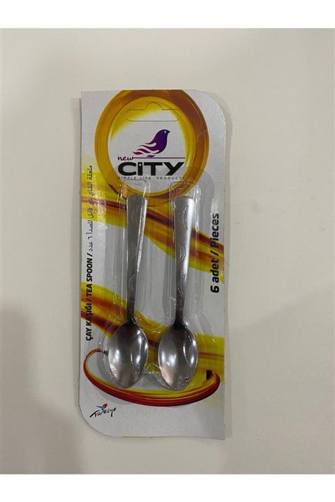 New City 6 Lı Demir Çay Kaşığı
