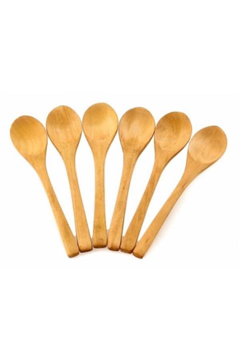 Akın 6'lı Ahşap Dayanıklı Çay Kaşık Seti 285