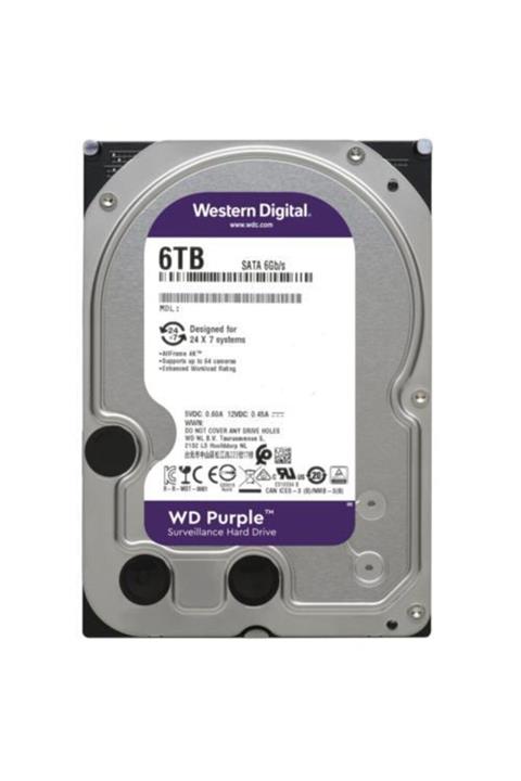 WESTERN DIGITAL Wd Purple 3,5 6tb 128mb 5640rpm Wd62purz