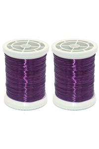 TUĞRA TABLO Bakır Tel  No:1 Mor 200gr. 300mt ( 2 Adet )
