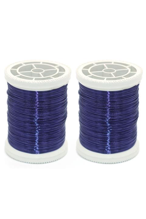 TUĞRA TABLO Bakır Tel ( 2 Adet ) No:37 Parlament Mavisi 200gr. 300mt