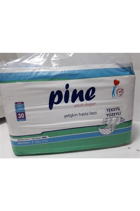 Pine Tekstil Yüzey Yetişkin Hasta Alt Bezi 30'Lu Small