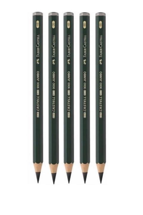 Faber Castell Resim Kalemi 5li Set Premium Jumbo Boy 9000 Serisi