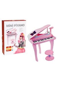 VARDEM OYUNCAK Kutulu 37 Tuşlu Mini Piano (mikrofon Ve Tabureli)- Pembe