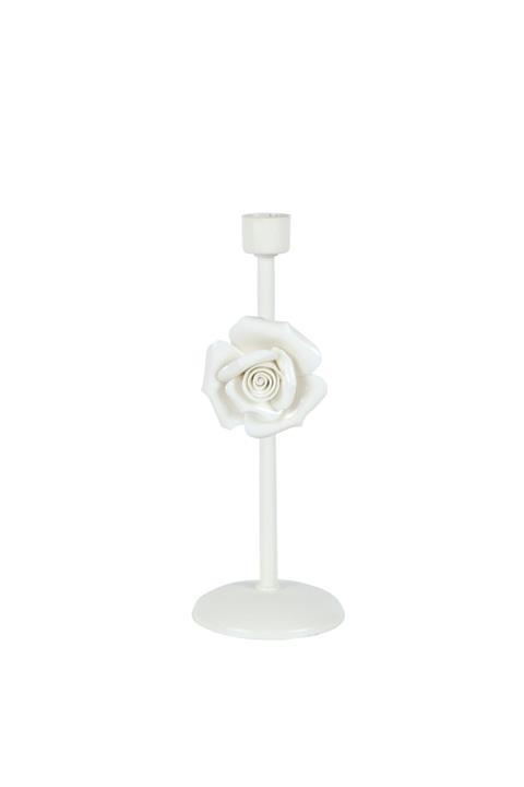 Begüsa Baron Mumluk Porselen Çiçekli Beyaz No:5