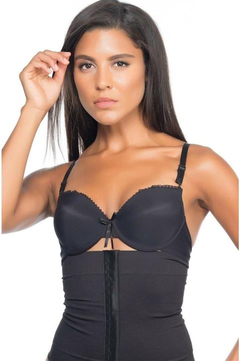 Emay Kadın Siyah Double Bel Korse 2026