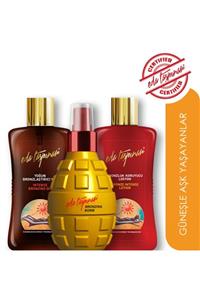 Eda Taşpınar Bronzing Bomb 200ml. Yoğun Bronzlaştırıcı Yağ 200ml. Bronzluk Koruyucu Losyon 200ml