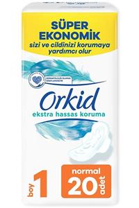 Orkid Extra Hassas Koruma Dörtlü Hijyenik Ped Normal 20'li