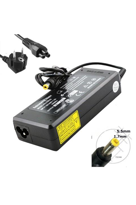 WOZLO Acer Aspire , Packard Bell 19v 4.74a Notebook Adaptör 5.5*1.7mm Şarj Aleti Cihazı
