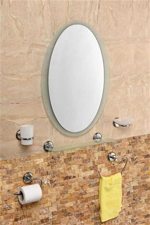 Çelik Ayna Ekonomik Çift Cam Yasemin Ayna Seti