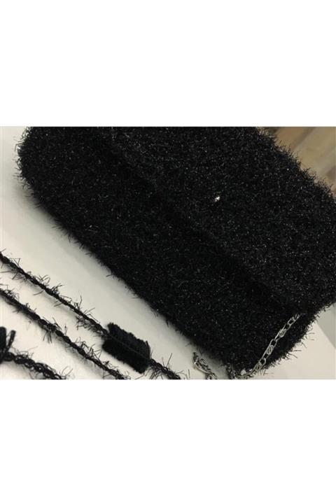 EL YAPIMI Enucuzmakrome-plastik Kanvas El Işlemesi Bayan Çanta