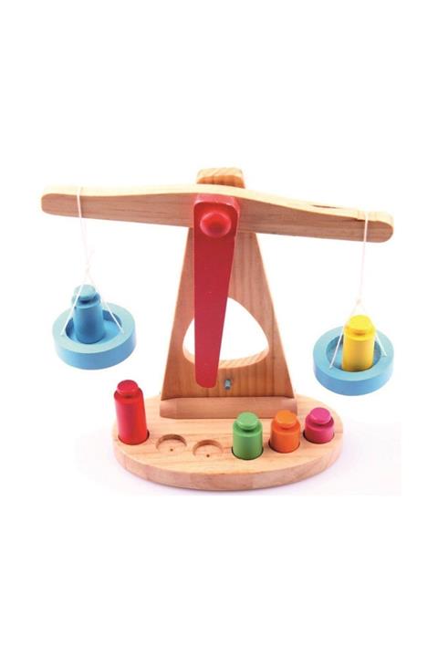 PİRAMİGO Ahşap Denge Terazi Oyun Seti