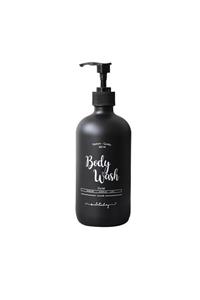 Miniminti Siyah Cam Duş Jeli Şişesi - 500 Ml (body Wash)