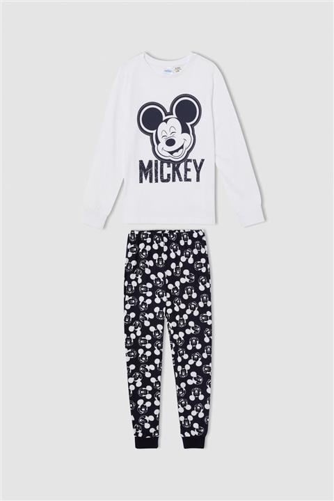 DeFacto Regular Fit Bisiklet Yaka Lisanslı 2'li Örme Pijama