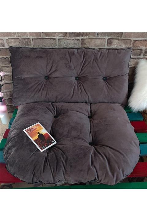 Kırlenta Kalorifer Önü Palet Minderi Ikili Takım Antrasit