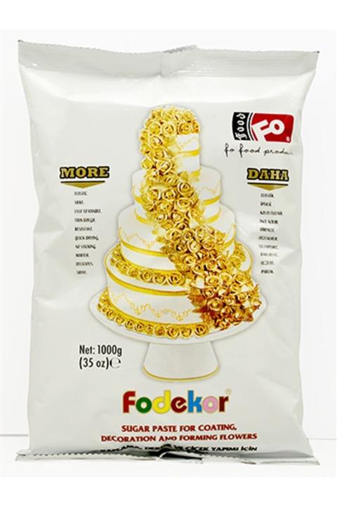 FO Civciv Sarısı Dekor Ve Pasta Kaplama Şeker Hamuru 1 Kg