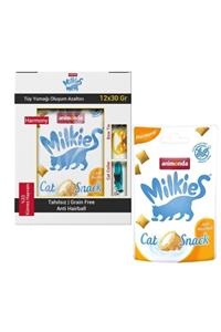 Animonda Milkies Tüy Yumağı Önleyen Tahılsız Kedi Ödülü 12x30 gr