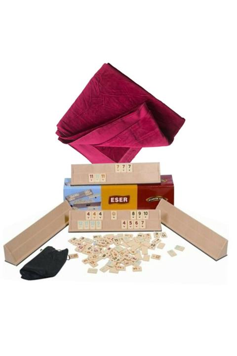 ESER Okey Takımı Set  Plastik Masa Örtüsü
