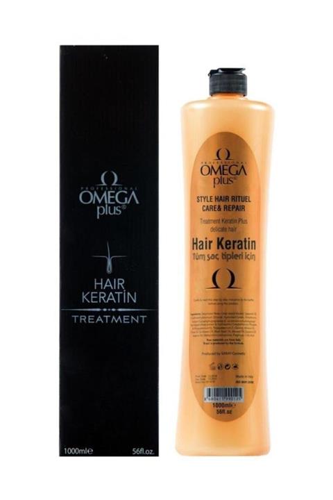 Omega Plus Brezilya Keratin Kalıcı Fön & Hair Botox 1000 ml