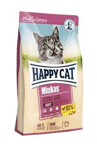 Happy Cat Kedi Maması Minkas Sterilised Geflügel 10 kg