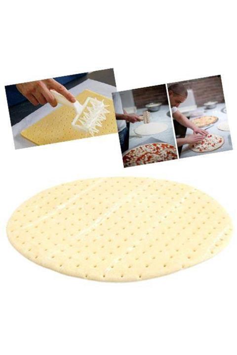 FırsatVar 2 Adet Plastik Milföy Hamur Şekillendirme Rulosu Hamur Delik Açıcı