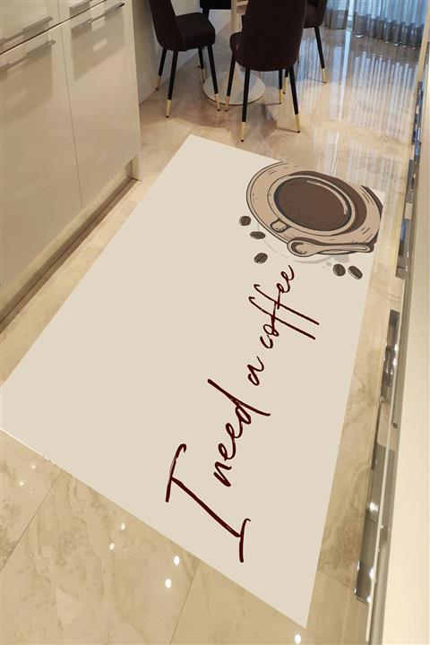 HaLıFoRuM Mutfak Halısı Kaymaz Tabanlı Yıkanabilir Yeni Model Dot-ht670