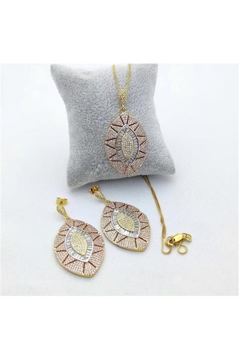 EuroGold 3 Renkli Altın Kaplama Set