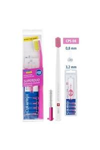 Curaprox Super Duo 08 Set Ultra Soft Diş Fırçası 5460 + Arayüz Fırçası Cps 08