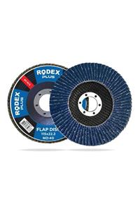 Rodex Flap Disk Zımpara 115x80 Kum Zirkonyum Oksit (20 AD)