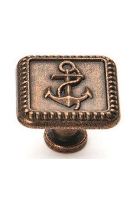 Özsan Çapa Düğme (5 Adet) Antik Bakır