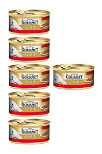 Purina Gourmet Gold Parça Etli ve Soslu Sığır Etli Yaş Kedi Maması 85Gr 6AL 5ÖdeCNDST0510GGPESS