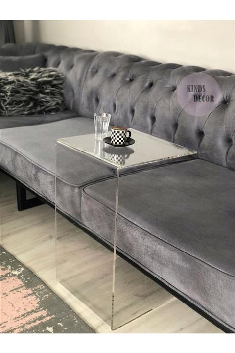 kindsdecor Dikey Ve Yatay Çok Amaçlı Şeffaf Sehpa