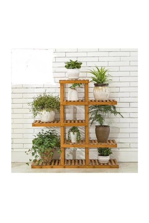 49 Ahşap Saksı Standı - 7