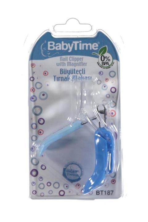 Babytime Büyüteçli Tırnak Makası Mavi 8699943241872M