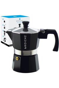 Grosche Milano Moka Pot Siyah 3 Cup 150 ml