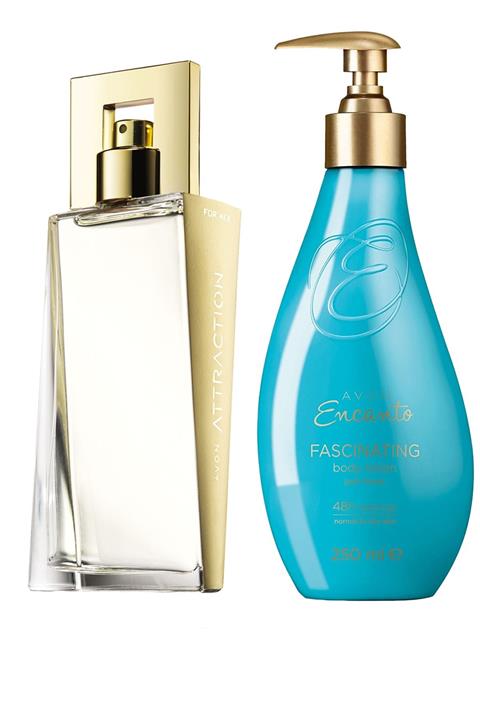 AVON Attraction Kadın Parfüm Ve Encanto Fascinating Vücut Losyonu Paketi