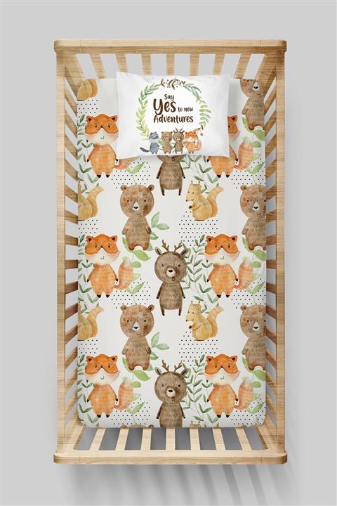 Tuğba Kuğu Organik Pamuk Saten Lastikli Çarşaf Set