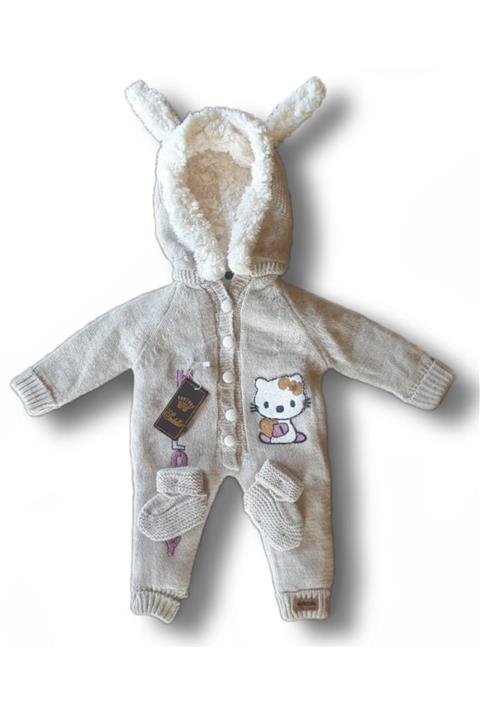 SEDELLO Hello Baby Welsoft Kapşonlu Yün Bebek Tulum