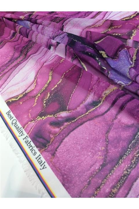 Nadirzade Kumaşçılık Özel Tasarım Elbiselik Italyan Şifon (150 Cm Eninde)