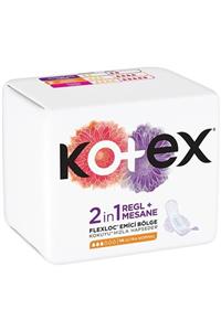 Kotex 2 In 1 Regl + Ultra Normal Mesane Pedi 14'lü Günlük Ped