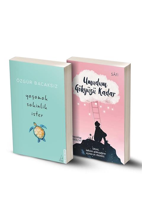 KOLEKTİF 2 Kitap / Yaşamak Sakinlik Ister - Umudun Gökyüzü Kadar