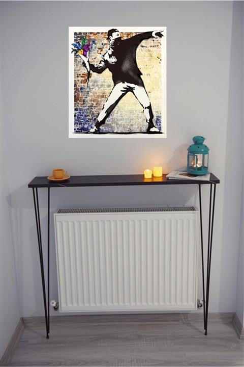 TALASTOZU Siyah Raf - Dresuar 100cm 60ve 70cm Petek Içindir